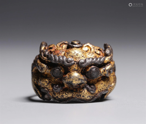 A Chinese Carved Ring