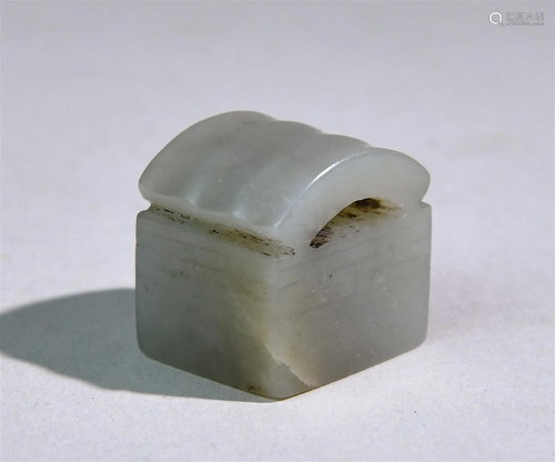 A Chinese Carved Jade Seal