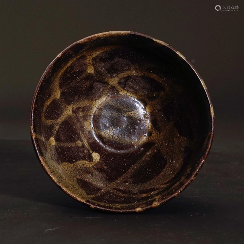 A dappled cup from Jizhou warein Song Dynasty