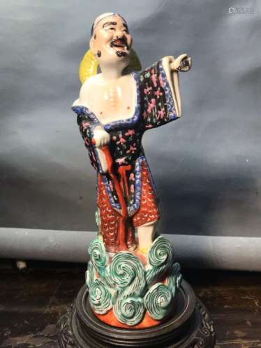 a Chinese porcelain figurine