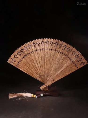 Chinese Chengxiang Fan w Wood Box