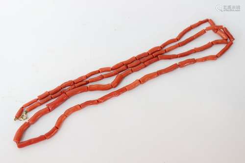 Chinese Coral Necklace