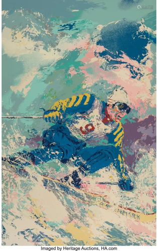 LeRoy Neiman (American, 1921-2012) Skier, 1980 S