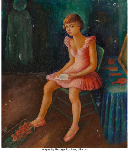 Nathalie Newking (American, 1904-1954) Girl with
