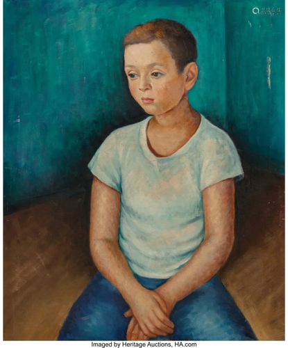 Nathalie Newking (American, 1904-1954) Seated Bo