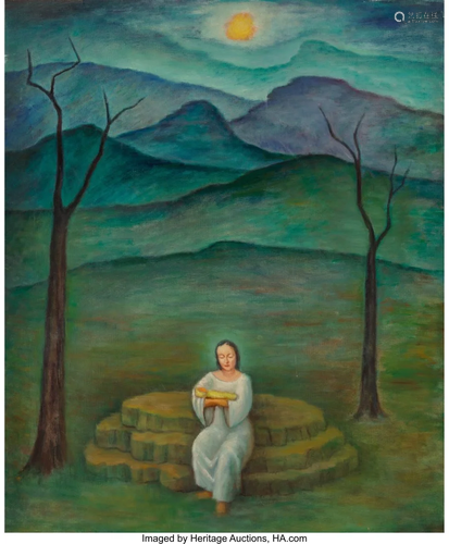 Nathalie Newking (American, 1904-1954) Madonna O