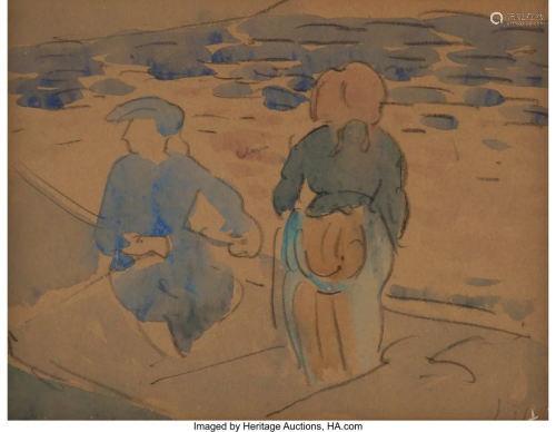 Louis Valtat (French, 1869-1952) Deux femmes Wat