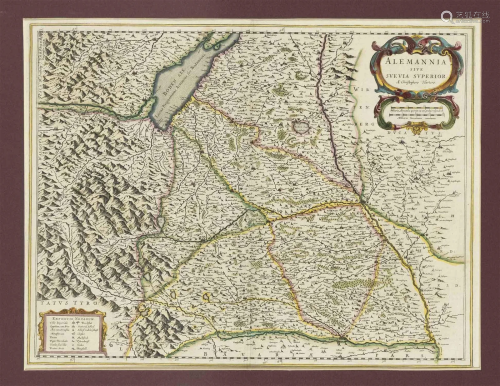 Upper Swabia -- historical map