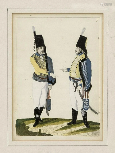 Two Prussian officers around 1