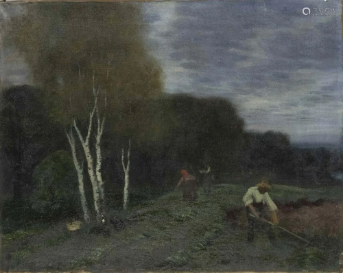 Munich painter c. 1900, gloomy