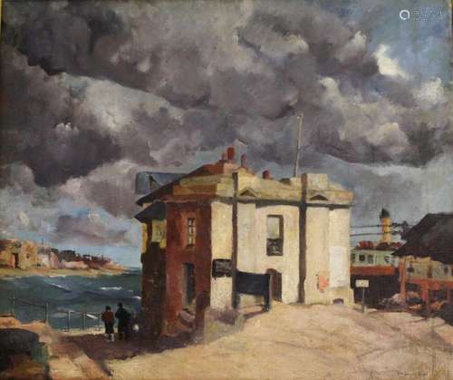 •FRANCIS MURRAY RUSSELL FLINT, VPRWS (1915-1977) COASTAL SCE...