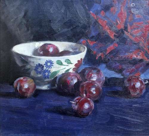 •STANLEY CURSITER, RSA (1887-1976) PLUMS Signed and dated 19...