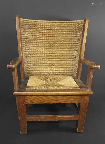 ANTIQUE ORKNEY CHAIR - CHILDS an unusually small late 19thc/...