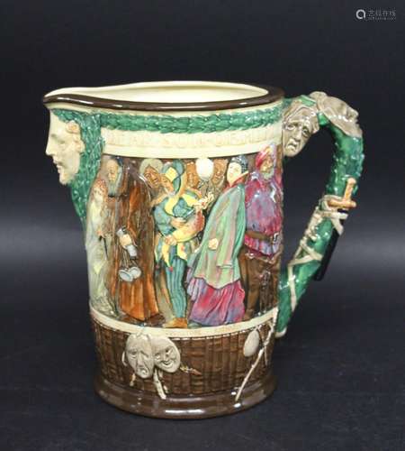 ROYAL DOULTON LIMITED EDITION JUG - SHAKESPEARE a large limi...