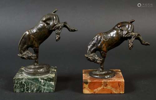 GASTON DILLIERS (1876-1952) - BRONZE SCULPTURE OF A HORSE a ...