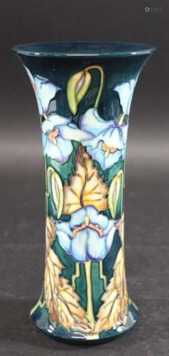 MOORCROFT VASE - MECANOPSIS designed by P Gibson for the Moo...