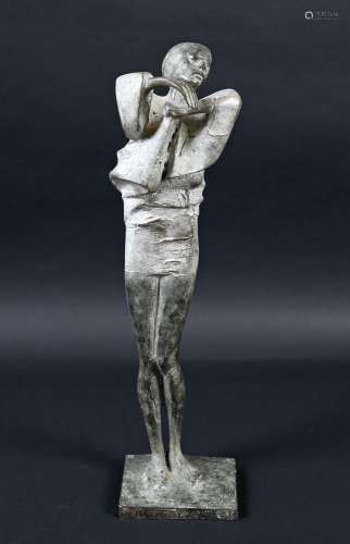 ‡DAVID BACKHOUSE (B 1941) - LARGE BRONZE SCULPTURE a large b...