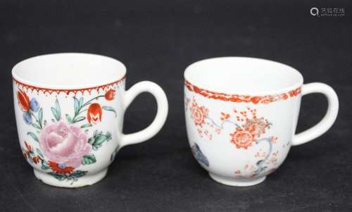 BOW COFFEE CUP painted in the kakiemon style with Two Quail ...