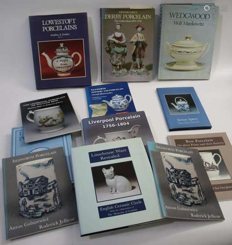 ENGLISH PORCELAIN REFERENCE BOOKS a collection of reference ...