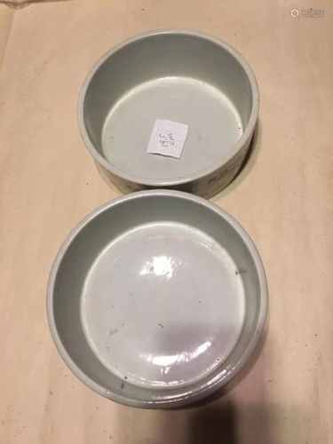 PAIR OF BOWLS