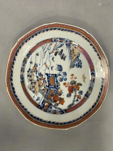 Qing Export Fen Cai Porcelain Plate