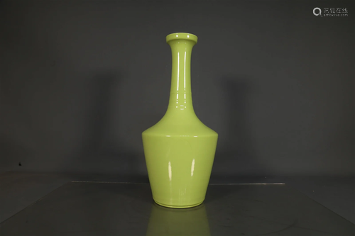 A Fabulous Green-Glazed Vase