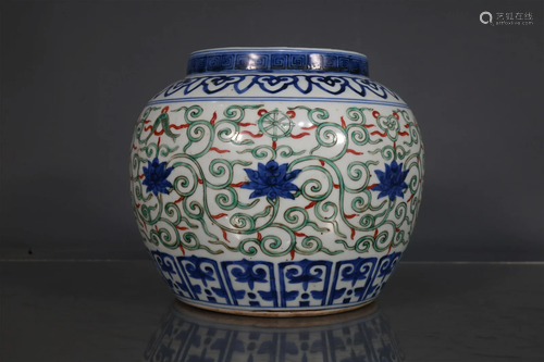 A Delicate Blue And White Decorative Colors Flower Pot