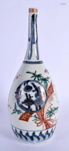 AN 18TH CENTURY JAPANESE EDO PERIOD IMARI PORCELAIN VASE pai...