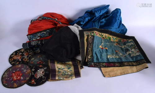 ASSORTED CHINESE SILKS. (qty)