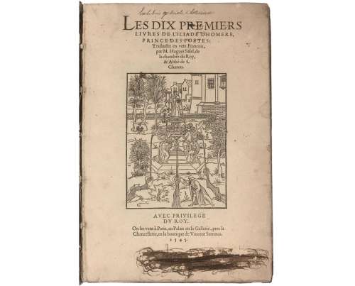 Les dix premiers livres de l'Iliade d'Homère, prince...