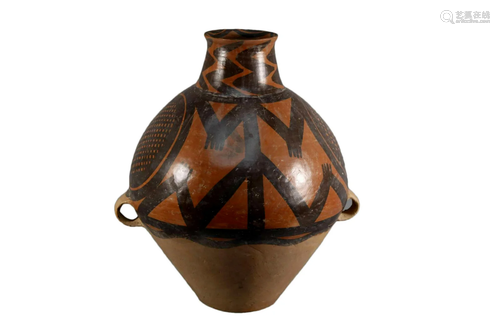 A Painted Pottery 'Banshan Type' Jar