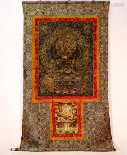 A Finely Made Tibetan Yamantaka Thangka