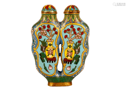 A Cloisonne Snuff Bottle