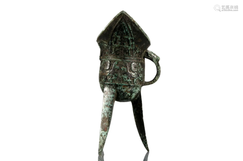 A Bronze 'Dragon' Cup
