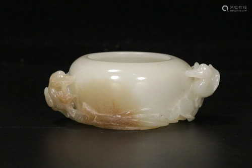 A Hetian Jade Brushwasher