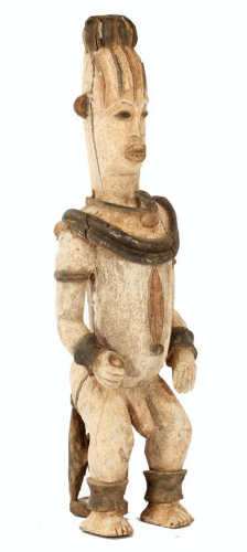 Wooden statue, Urhobo