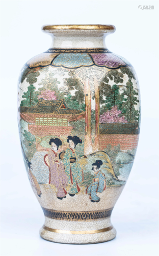 JAPAN 'SHAN GUANG SHAN' SATSUMA WARE