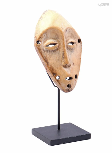Wooden mini mask, Africa ca. 1950, Lega