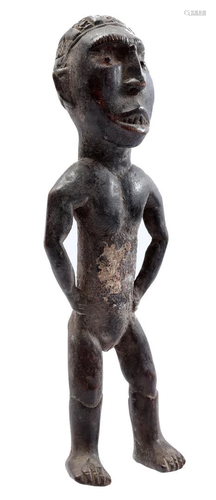 Wooden ceremonial statue, Vili