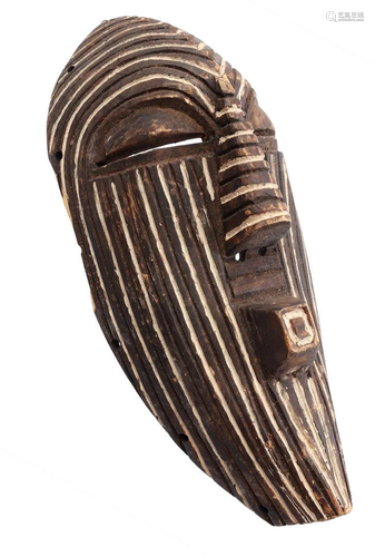 Wooden ceremonial mask, Songay or Luba