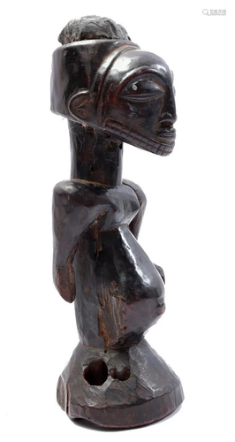 Wooden ceremonial statue, Hemba