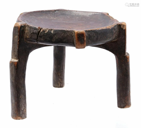 Wooden chair, Africa ca. 1920, Tanzania