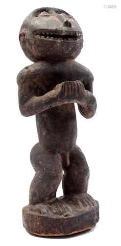 Cermonial wooden monkey statue, Baoule