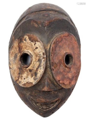 Wooden ceremonial mask, Ibo or Idoma