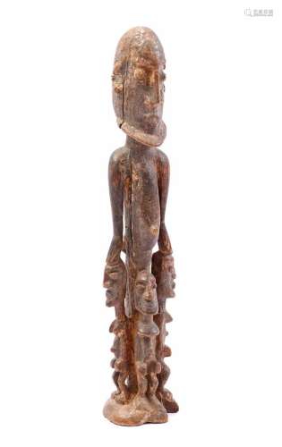 Wooden ancestor statue, Dogon Mali
