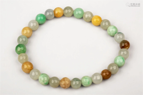 A JADEITE BRACELET