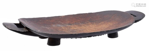 Wooden bowl for food, Zulu
