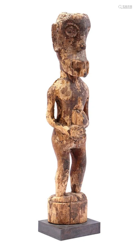 Wooden fertility statue, Dayak Sumatra