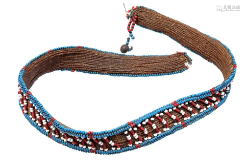 Traditional belt Cache Sex, with colored beads