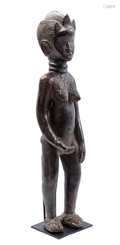 Wooden ceremonial fertility statue